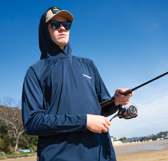 Shimano Marlin Hooded Long Sleeve Tech Tee