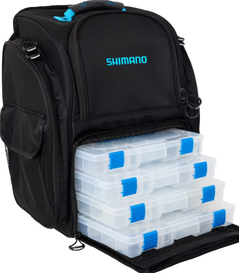 Shimano Backpack With Tackle Boxes