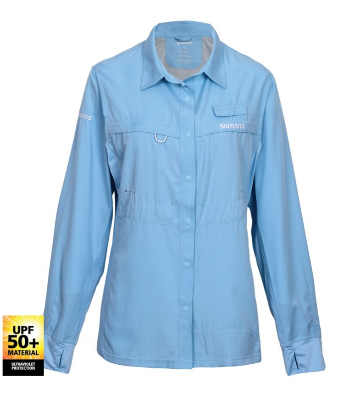Shimano Ladies Pro Stretch Vented Long Sleeve Shirt