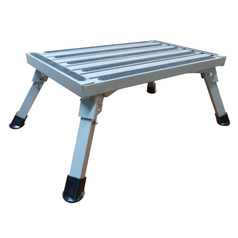 TRA Extra Large Folding Step - 62cm X 37cm Portable Step For Caravan - Foto 8