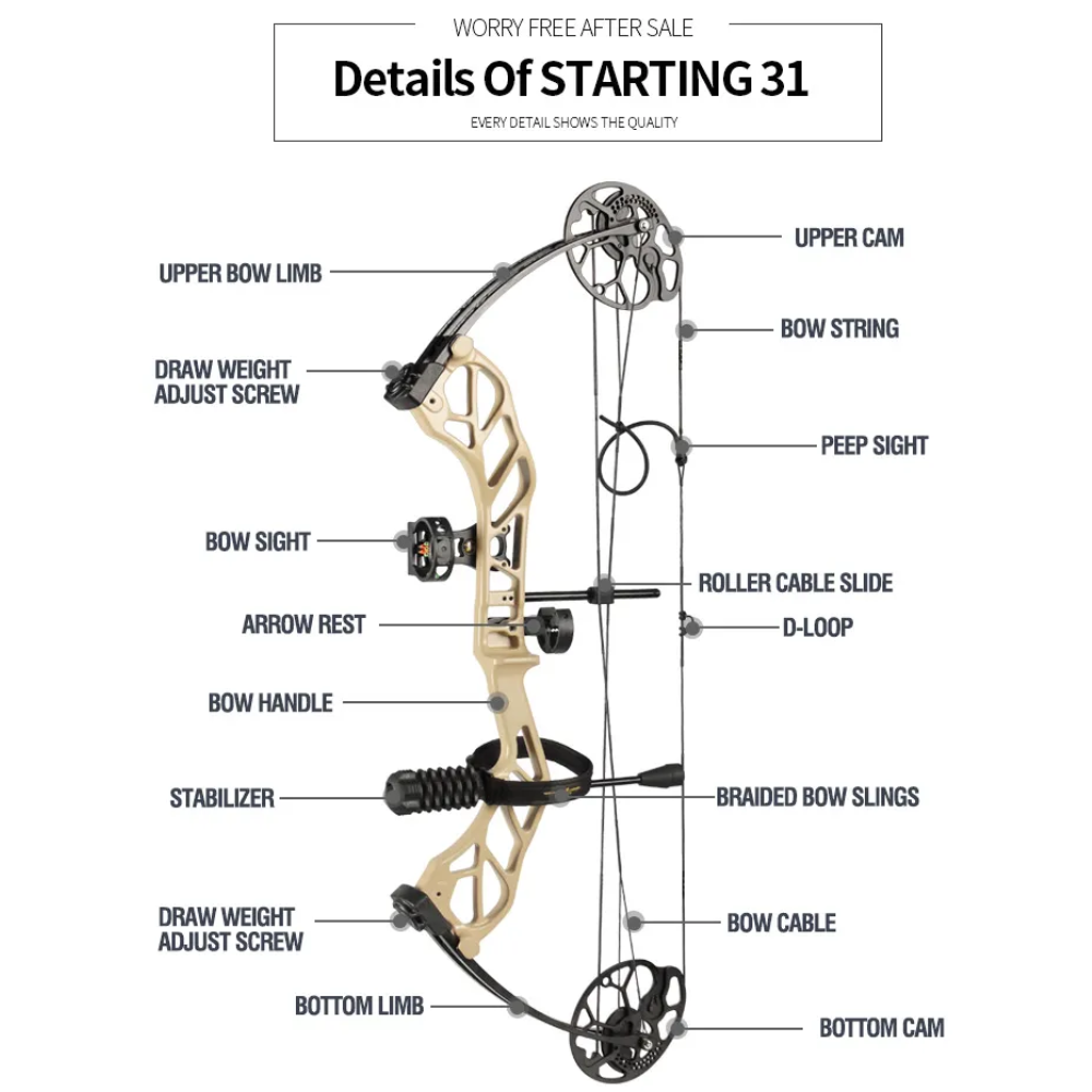 Topoint Starting 31 Compound Bow Package