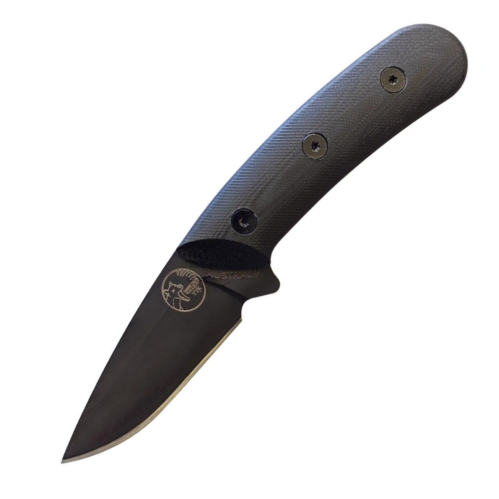 Tassie-Tiger-Australian-Made-Fixed-Blade-Skinning-Knife-Black