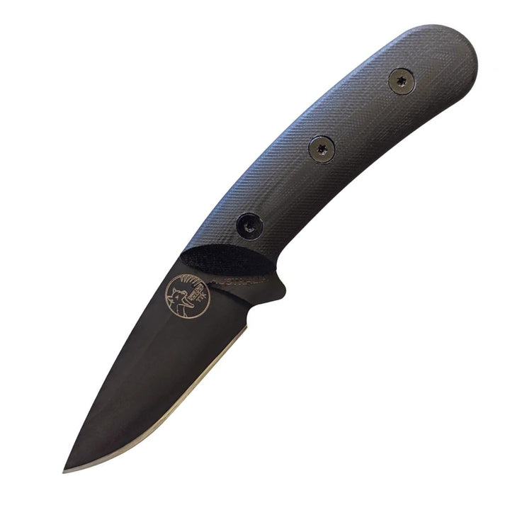 Tassie-Tiger-Australian-Made-Fixed-Blade-Skinning-Knife-Black