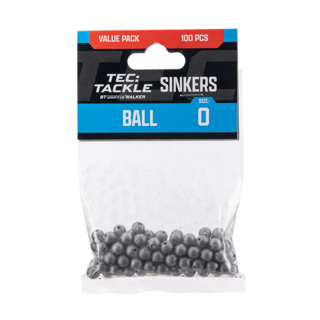 Tec Tackle Ball Sinker - Value Pack