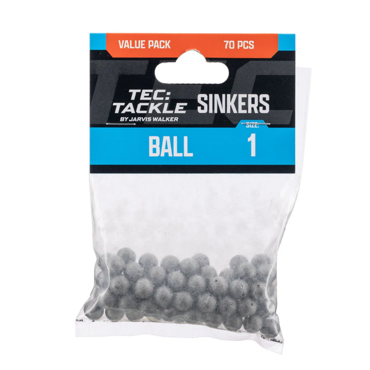 Tec Tackle Ball Sinker - Value Pack