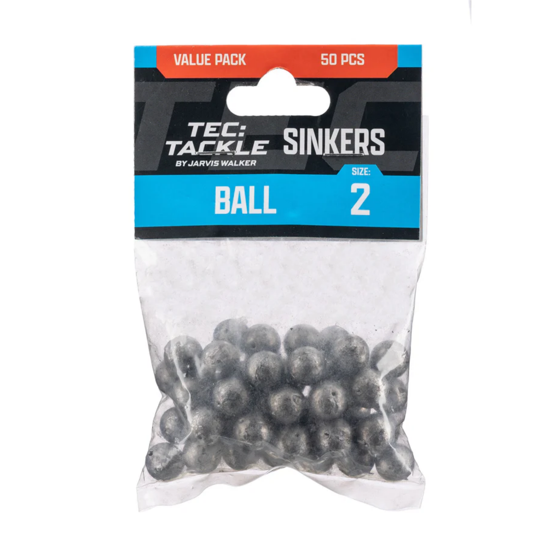 Tec Tackle Ball Sinker - Value Pack