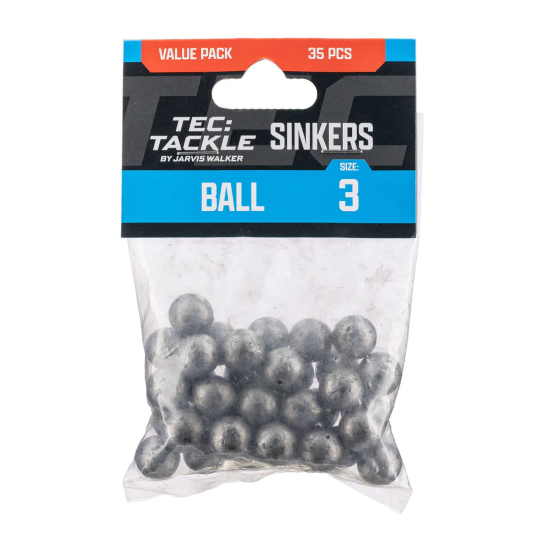 Tec Tackle Ball Sinker - Value Pack