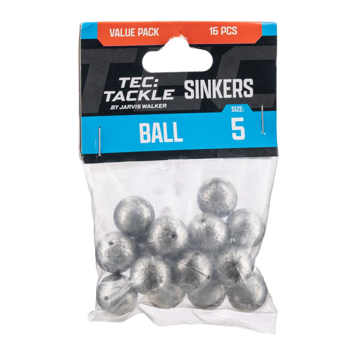 Tec Tackle Ball Sinker - Value Pack