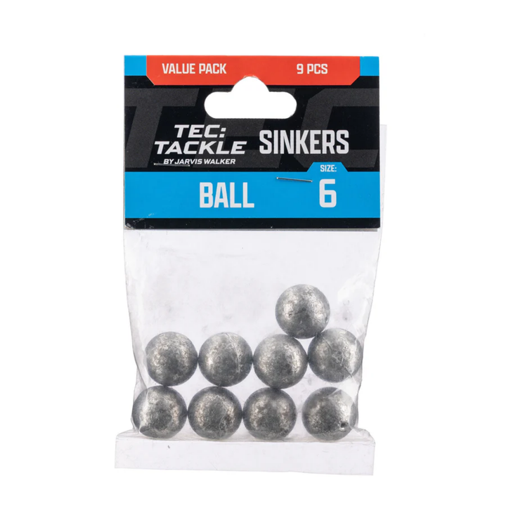 Tec Tackle Ball Sinker - Value Pack