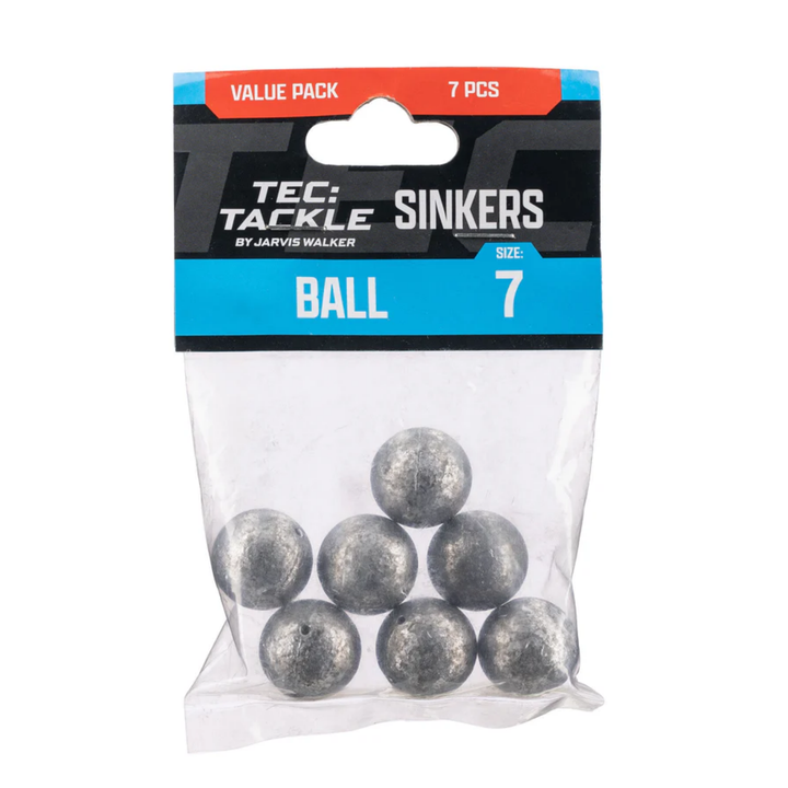 Tec Tackle Ball Sinker - Value Pack