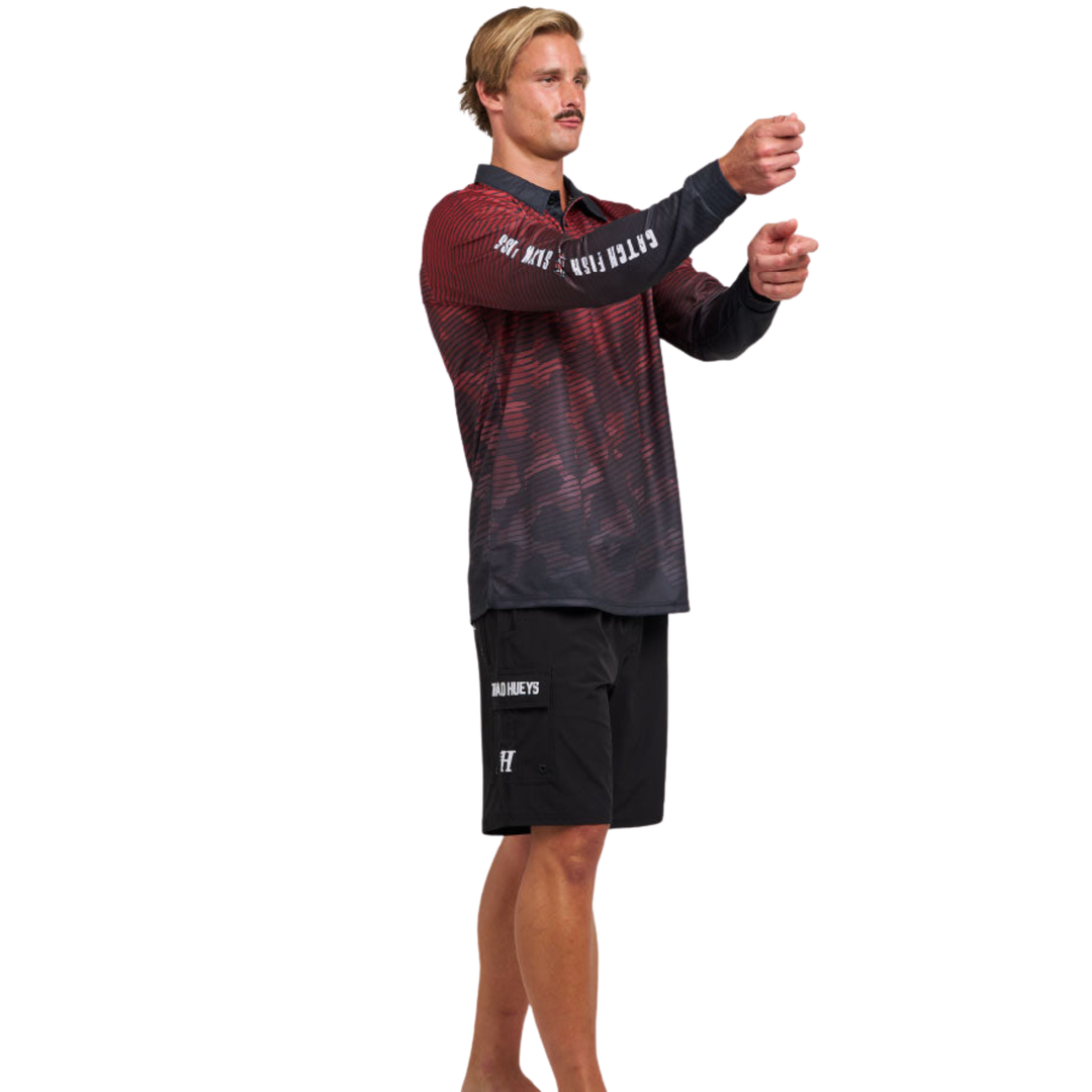 The Mad Hueys Catch Fish UPF 50+ Fishing Jersey