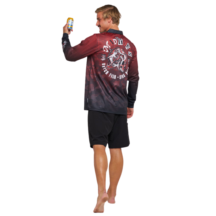 The Mad Hueys Catch Fish UPF 50+ Fishing Jersey
