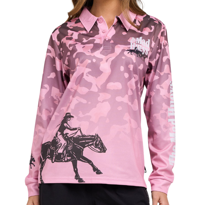 The Mad Hueys Ranch Hueys Womens Long Sleeve Shirt UPF50+