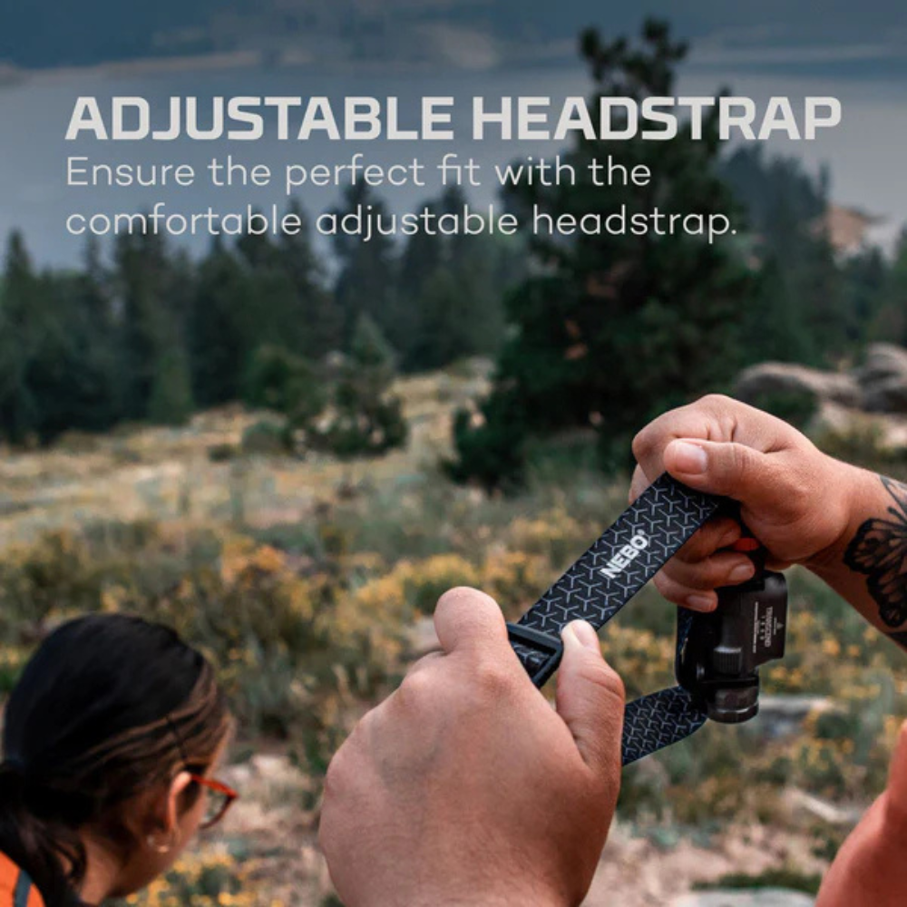 Nebo Transcend 1500Lm Rechargeable Headlamp