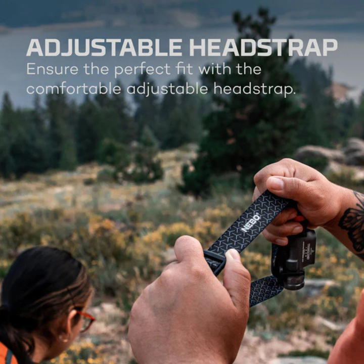 Nebo Transcend 1500Lm Rechargeable Headlamp