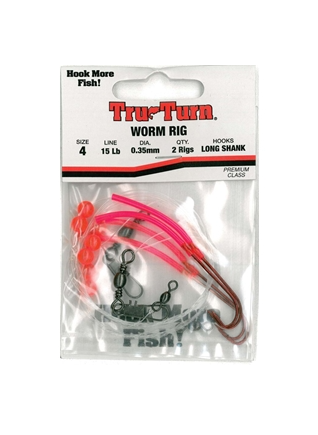 Tru-turn Worm Rig 2pk