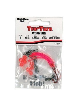 Tru-turn Worm Rig 2pk
