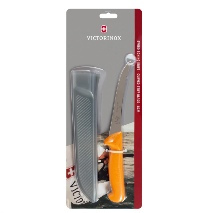 Victorinox Swibo Curved Stiff Boning Knife With Sheath