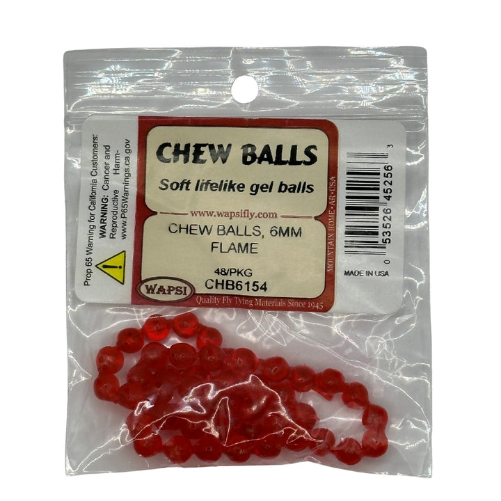 Wapsi-Chew-Balls-Trout-Soft-Eggs-6mm-Flame
