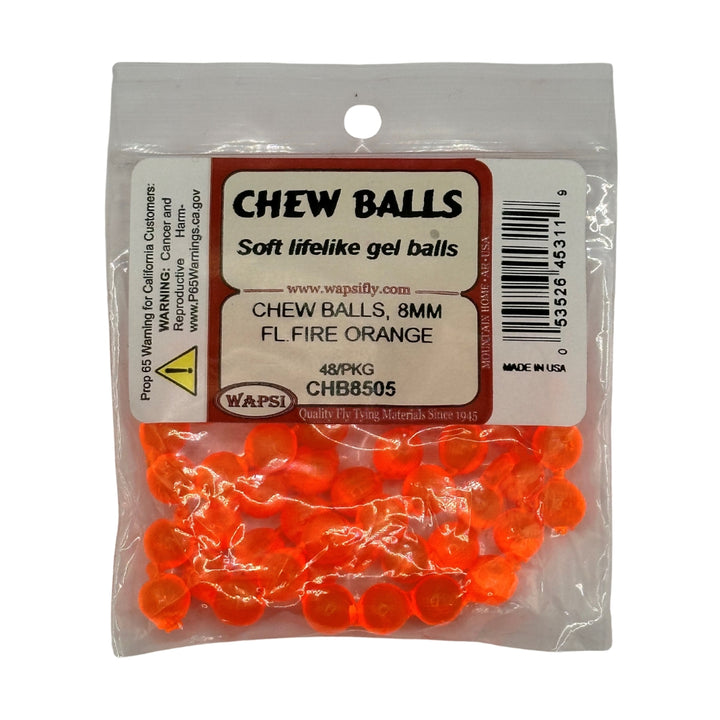 Wapsi-Chew-Balls-Trout-Soft-Eggs-8mm-FL-Fire-Orange