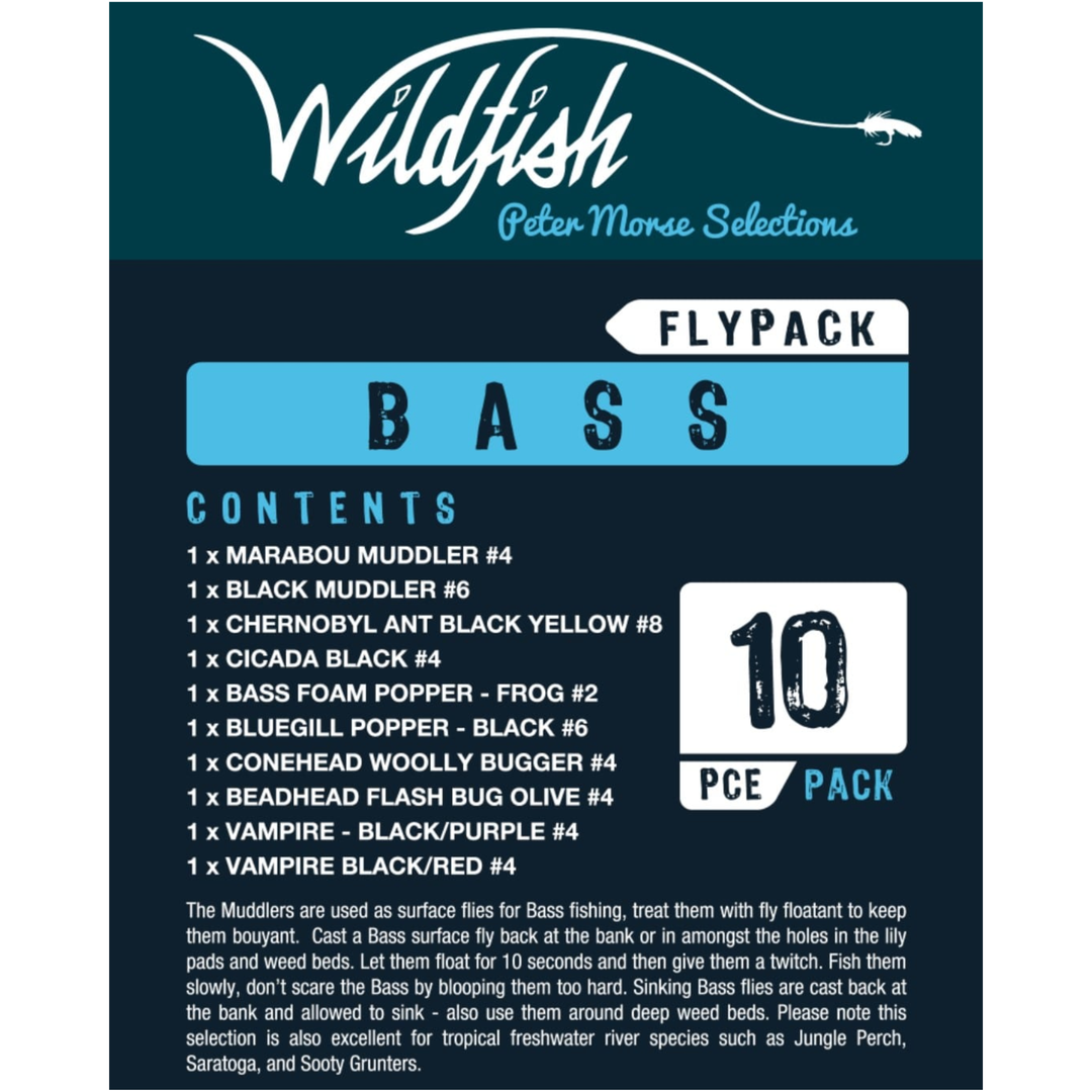 Wildfish Bass Fly Pack