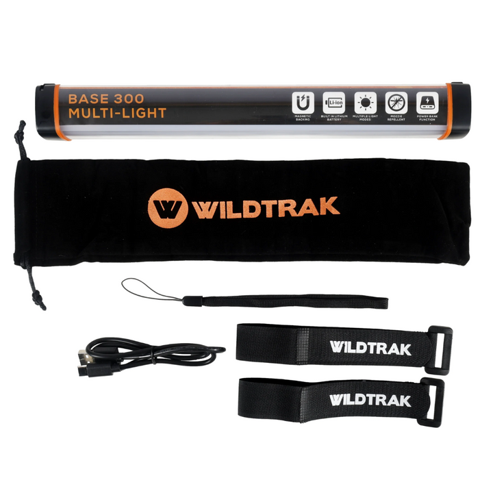 Wildtrak Base 300 Lumen Rechargeable Camp Multi Light Plus Power Bank