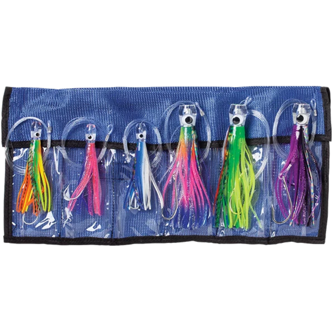 Williamson Rigged Sailfish Catcher Skirted Lure Kit 6 Pack