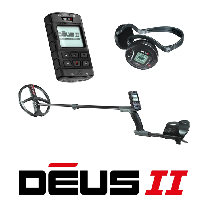 XP DEUS II Metal Detector wireless with headphones 5 year warranty 11" coil