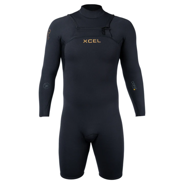 Xcel Comp + 2mm Long Sleeve Springsuit Chest Zip Wetsuit