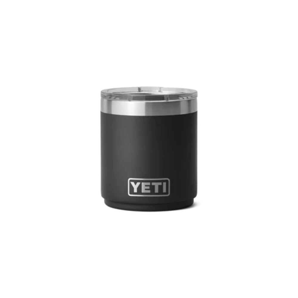 Yeti-Rambler-Lowball-10oz-Stackable-With-Magslider-Lid-295ml-Black