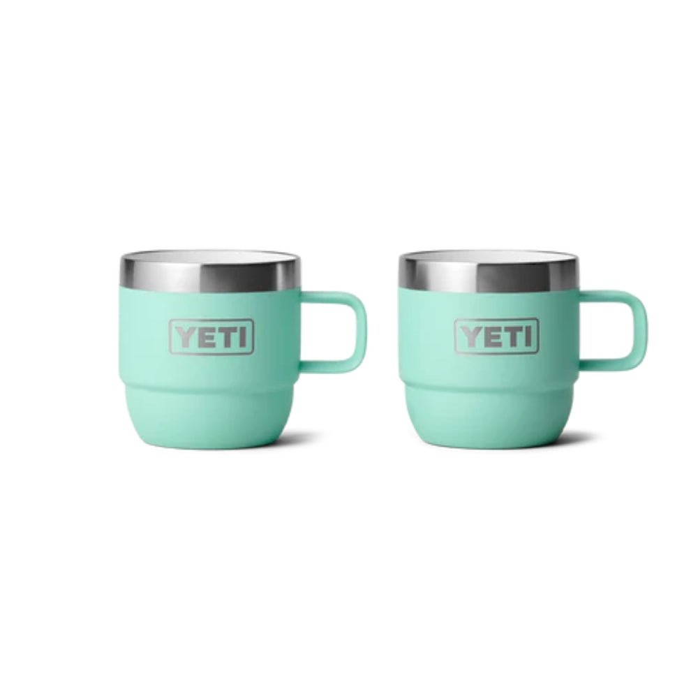 Yeti-Rambler-Mug-6oz-Stackable-Espresso-2pk-177ml-Seafoam