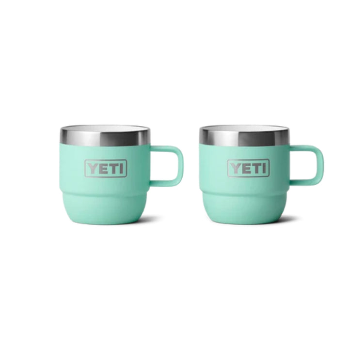 Yeti-Rambler-Mug-6oz-Stackable-Espresso-2pk-177ml-Seafoam