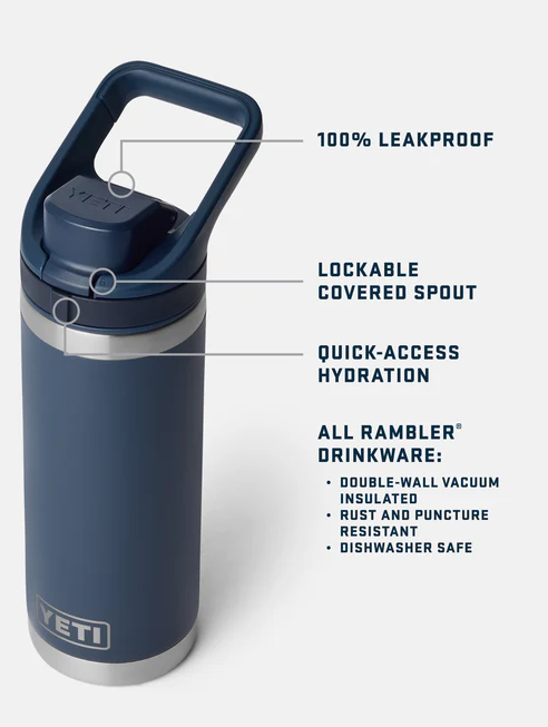 Yeti Rambler Flip 18oz Chug Bottle
