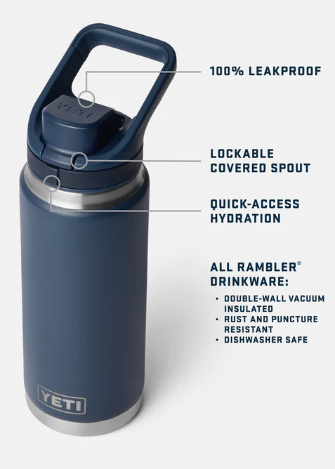 Yeti Rambler Flip 26oz Chug Bottle