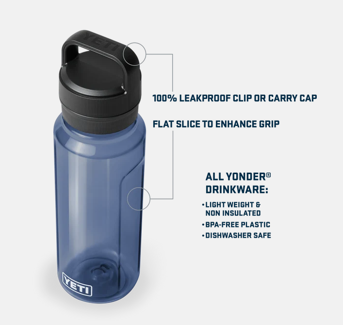 Yeti Yonder 750ml Water Bottle with Chug Cap