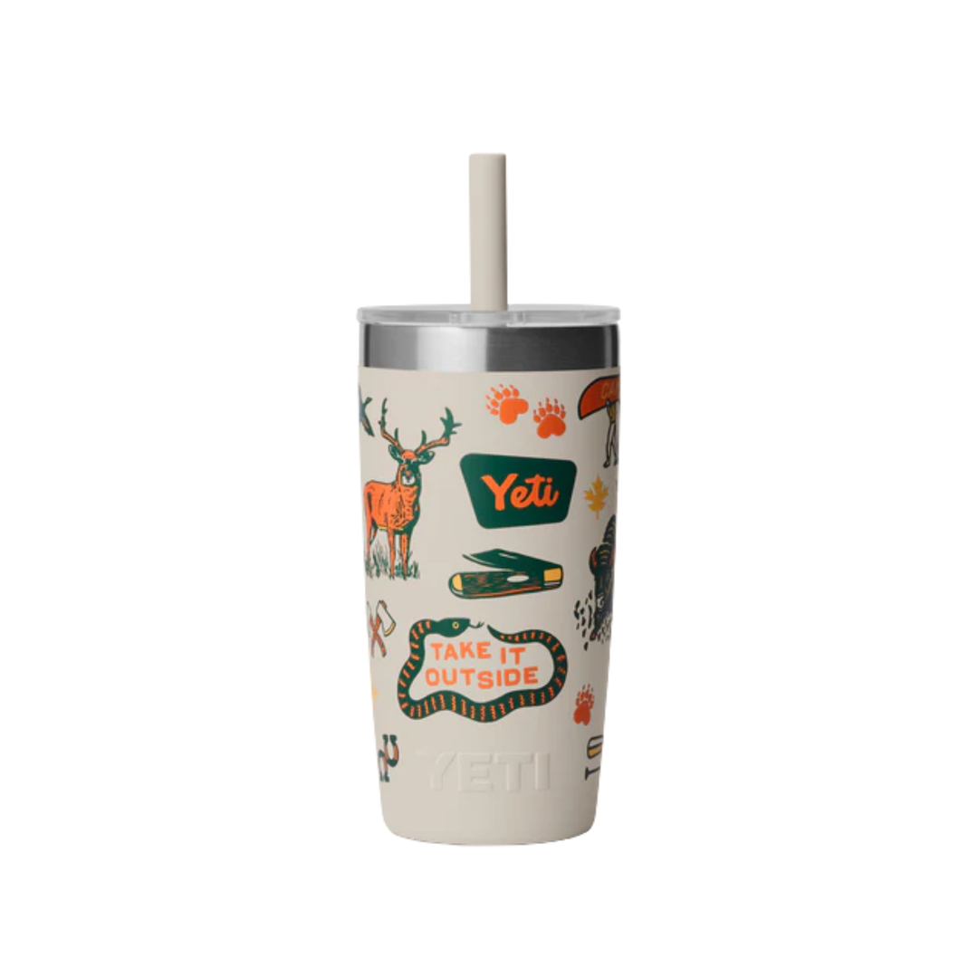 Yeti Rambler Jr 10oz Tumbler With Silicone Straw Lid