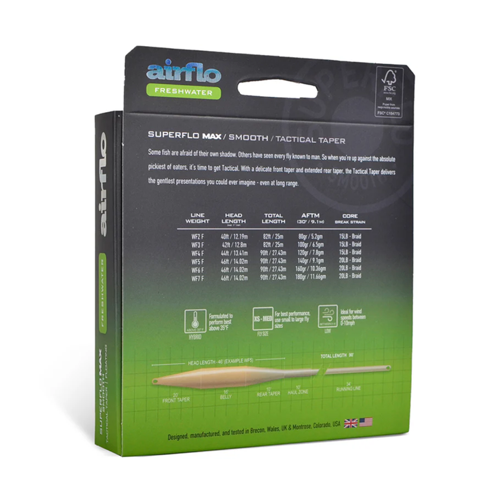 Airflo Superflo MAX Smooth Tactical Fly Line