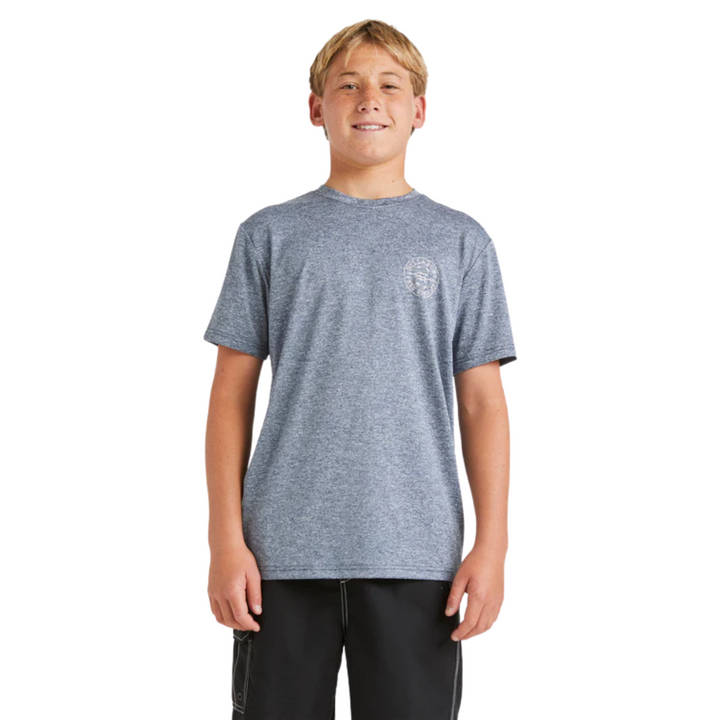 Billabong Boys Big Wave Daz Loose Fit Short Sleeve Rash Vest