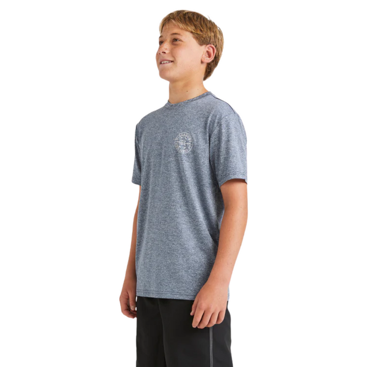 Billabong Boys Big Wave Daz Loose Fit Short Sleeve Rash Vest