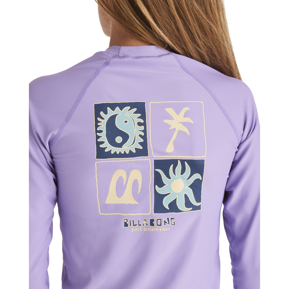 Billabong Girls Heat Wave Long Sleeve Sunshirt