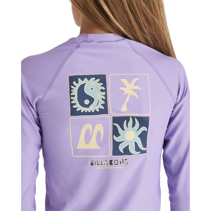 Billabong Girls Heat Wave Long Sleeve Sunshirt
