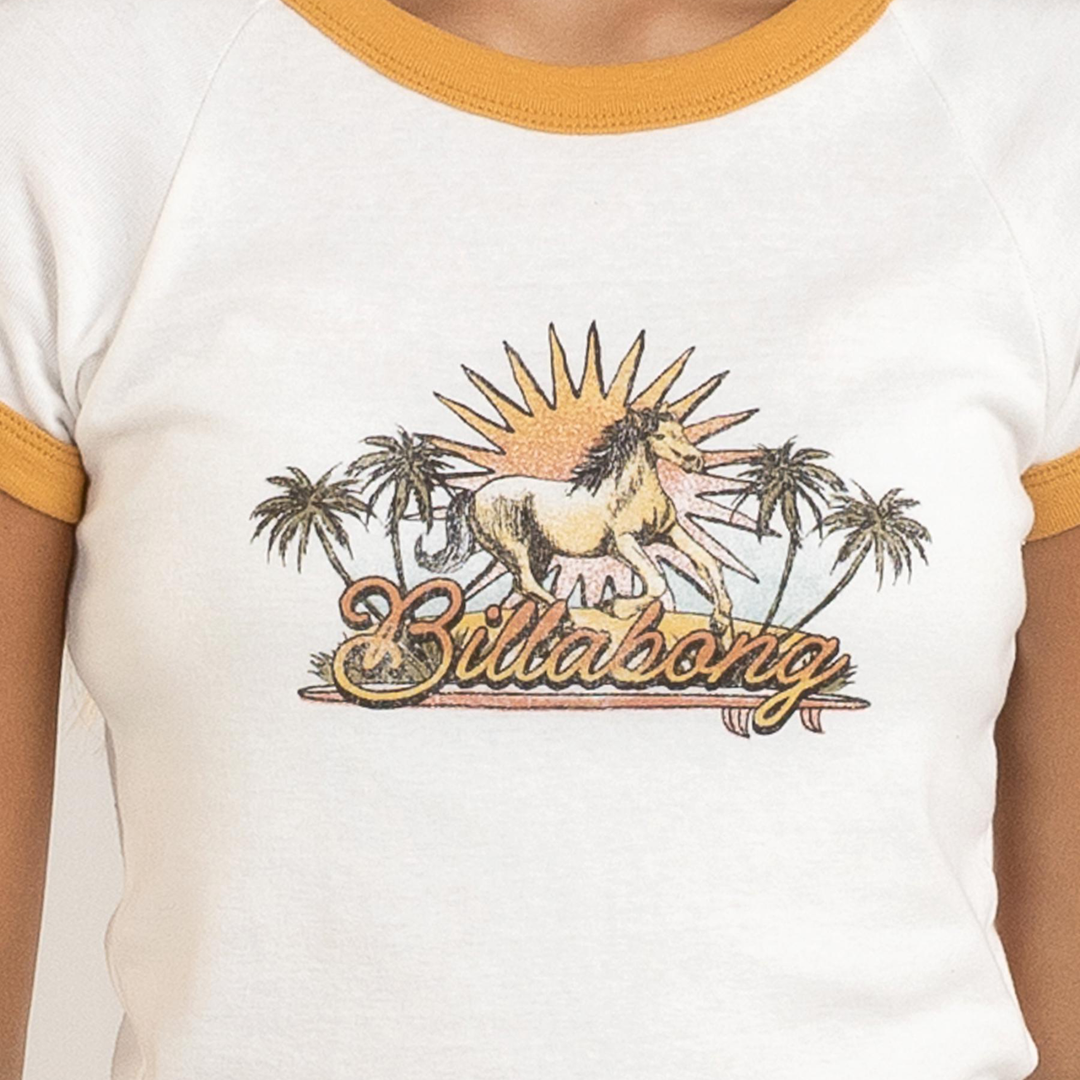 Billabong Girls Seaside Session Ringer Tee