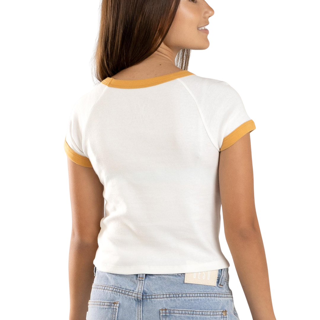 Billabong Girls Seaside Session Ringer Tee