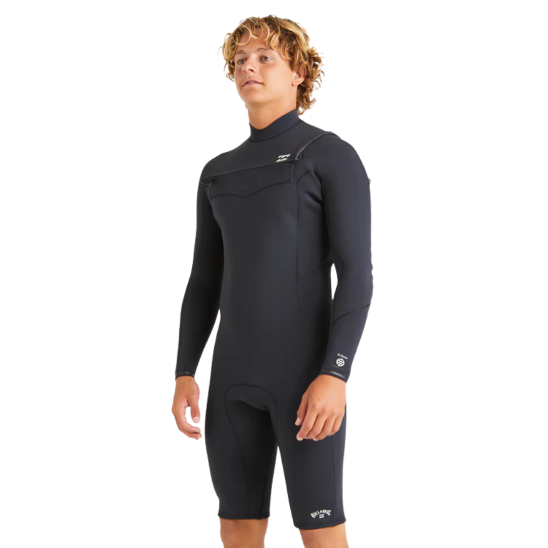 Billabong Mens 2/2mm Absolute Natural Chest Zip Long Sleeve Springsuit