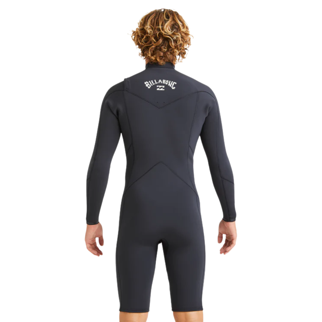 Billabong Mens 2/2mm Absolute Natural Chest Zip Long Sleeve Springsuit