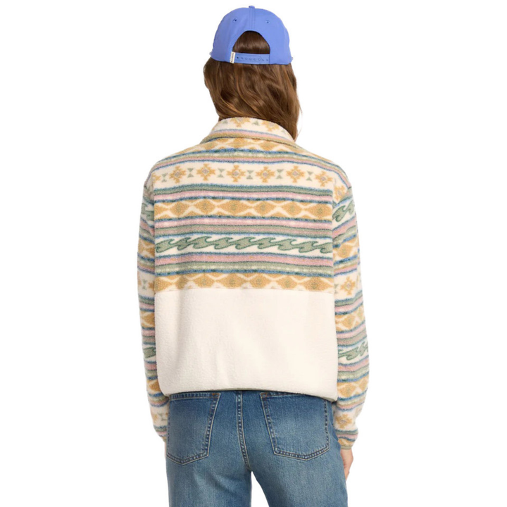 Billabong Rock Jetty Mock Neck Zip Up Fleece