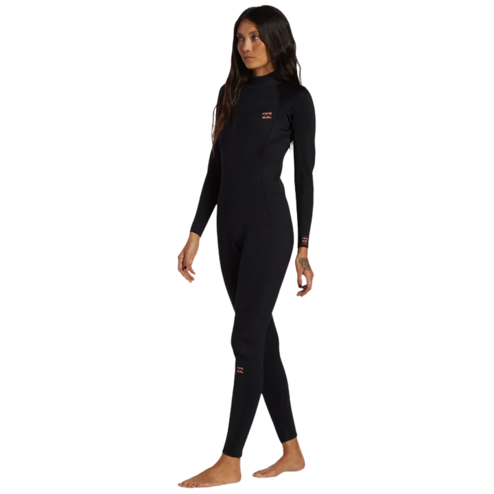 Billabong Womens 4/3mm Foil Back Zip GBS Steamer Wetsuit