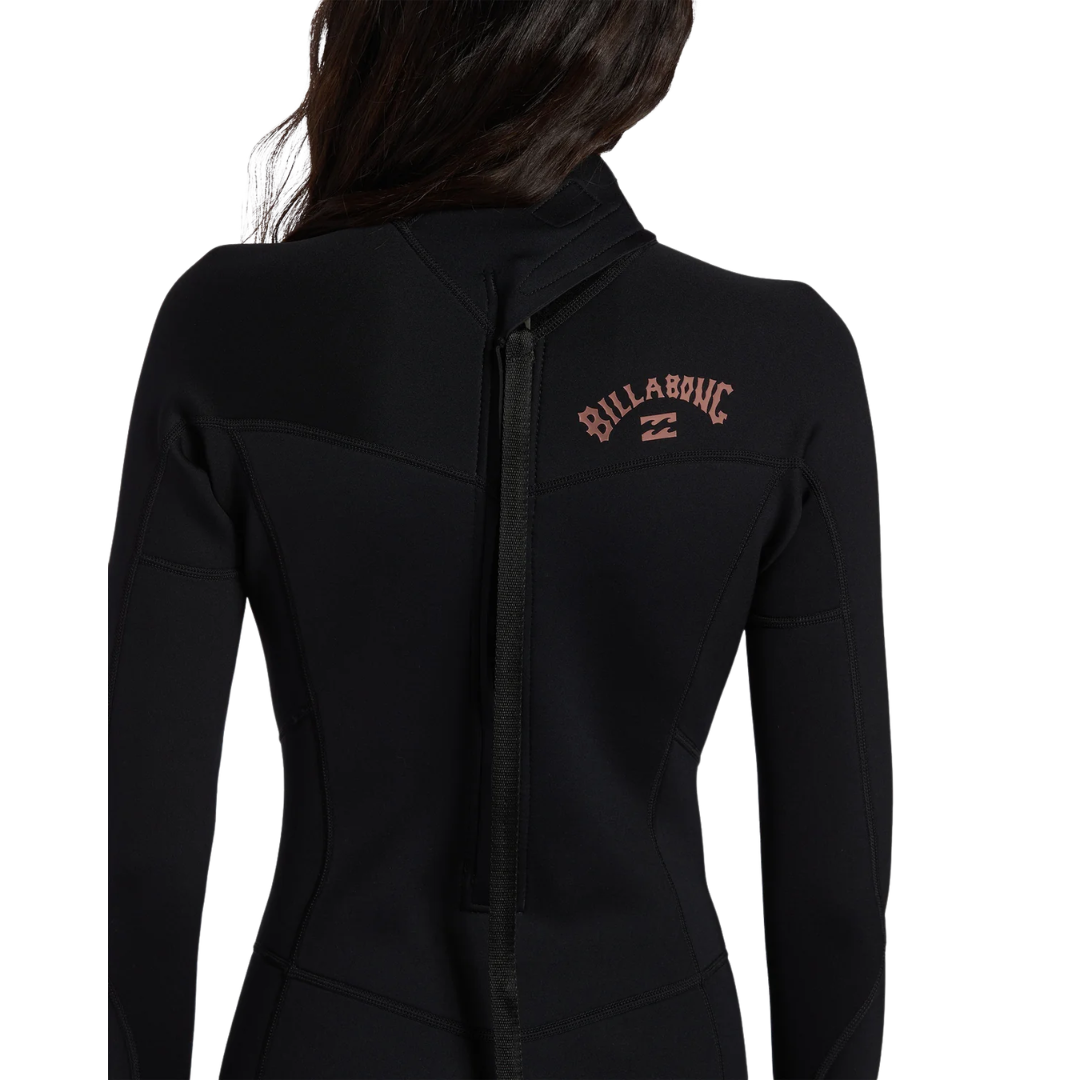 Billabong Womens 4/3mm Foil Back Zip GBS Steamer Wetsuit