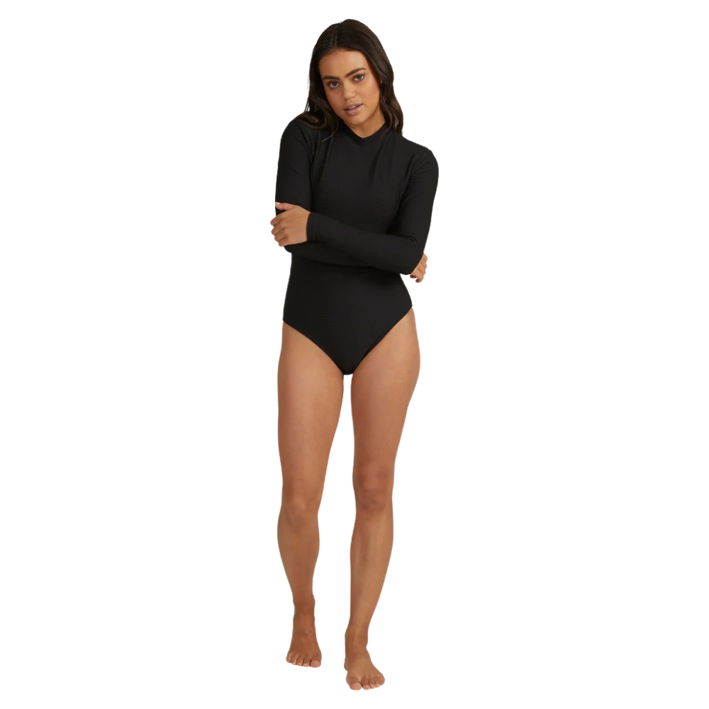Billabong Womens Tanlines Bodysuit Rash Vest Swimsuit