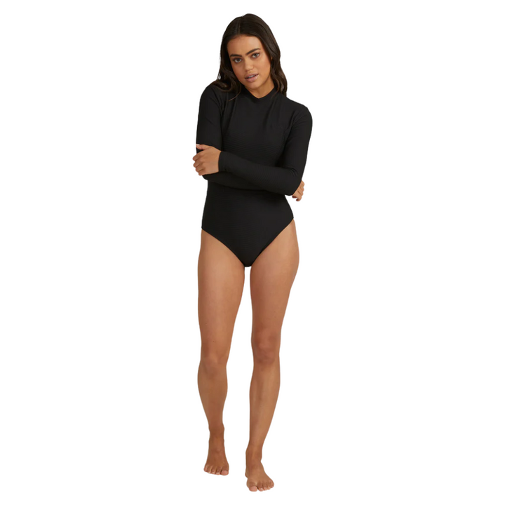 Billabong Womens Tanlines Bodysuit Rash Vest Swimsuit